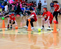 dodgeball at N Smithfield Middle School